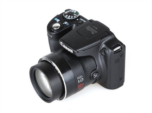 USED CANON Digital CAMERA POWER_SHOT SX510 HS 12.1MP WIFI IS 30x Optical Zoom + 8GB Memory Card